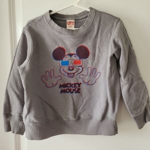 Uniqlo Gray Mickey‎ Mouse sweater